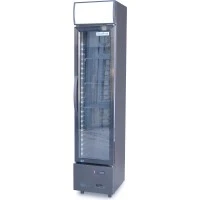 Шафа холодильна для напоїв GoodFood BC160BB2LED чорна-чорна
