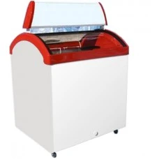 Морозильна скриня (лар) зі скляними стулками JUKA M200 V (Польща)