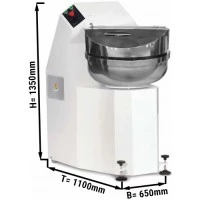 Тістоміс пекарський - 52 Л/ 35 kg GGM Gastro
