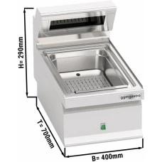 Марміт для картоплі-фрі 1x GN1/1 GGM Gastro