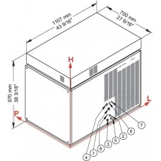 Льодогенератор Brema Muster 1500A