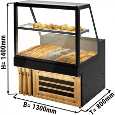 Прилавок для хліба - 1,3 x 0,8 m GGM Gastro