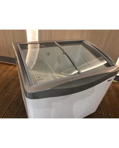 VENUS NL 26 (240л) Морозильна скриня з гнутим розсувним склом CRYSTAL S.A. Греція