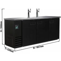 Охолоджувач для пива з краном - 3 x 50 Л GGM Gastro